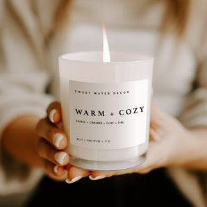 Warm and Cozy 11 oz Soy Candle