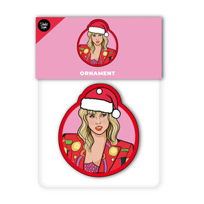 Taylor Swift Christmas Ornament